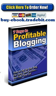 Product picture 7 Days To Profitable Blogging