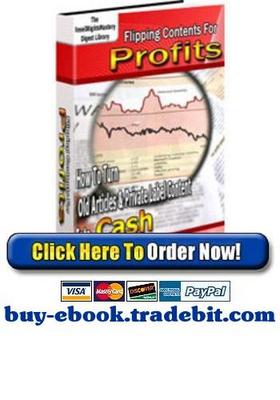 Product picture Flipping Contents For Profits