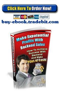 Product picture Make Exponential Profits with Backend Sales