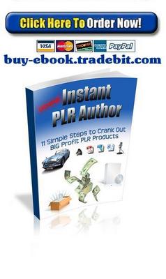 Product picture Instant PLR Author