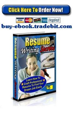 Product picture Resume Writing Secrets