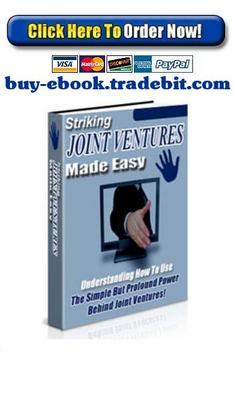 Product picture Striking Joint Ventures Made Easy