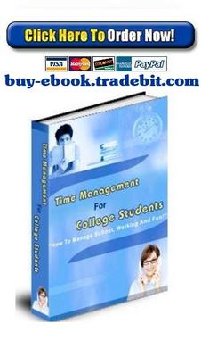 Product picture Time Management For College Students