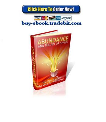 Product picture Abundance And The Art Of Giving