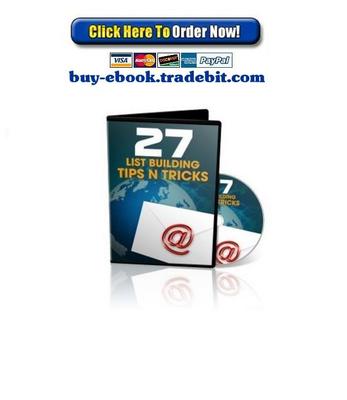 Product picture 27 List Building Tips N Tricks
