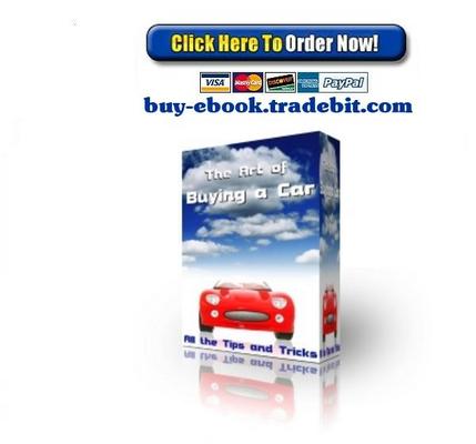 Product picture The Art Of Buying A Car
