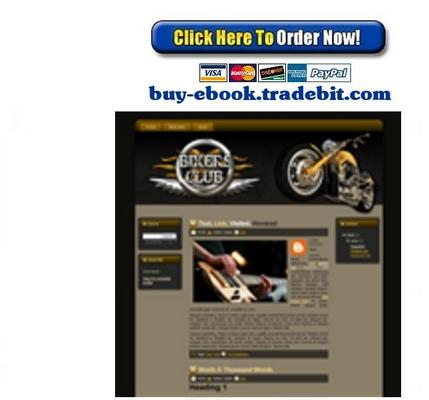 Product picture Bikers Club Wordpress Theme