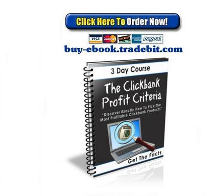 Product picture Clickbank Profit Criteria