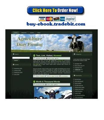 Product picture Dairy Farming Template Package