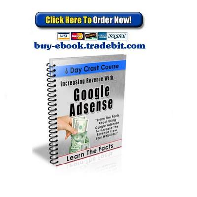 Product picture Increasing Revenue With Google Adsense Crash Course