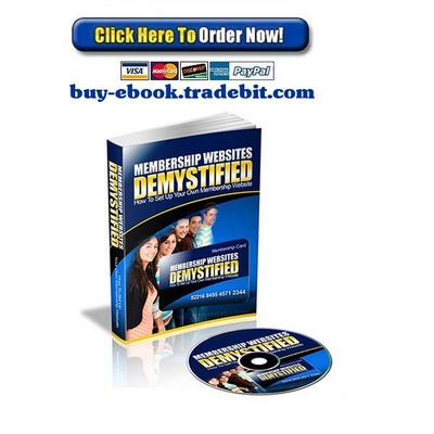 Product picture Membership Websites Demystified