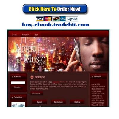Product picture Night Music Template Package 