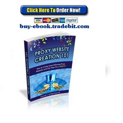 Product picture Proxy Website Creation 101 