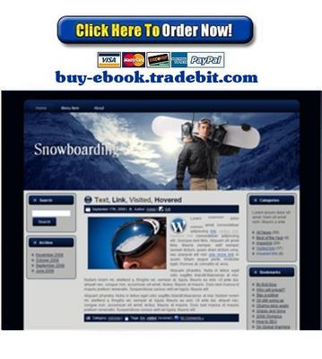 Product picture Snowboarding Template Package