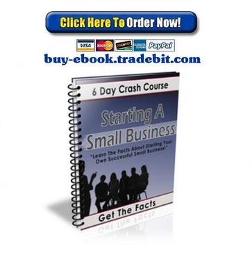 Product picture Starting A Small Business Crash Course