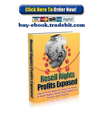 Product picture Resell Rights Profits Exposed