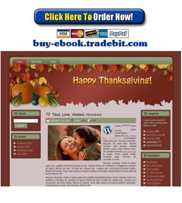 Product picture Thanksgiving Template Package